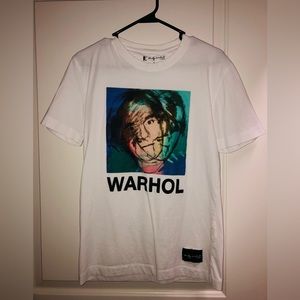 ZARA x Andy Warhol LIMITED EDITION - Men's/Women's/Unisex Graphic Tshirt - White